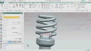 NX 10 design - to create light bulb tutorial