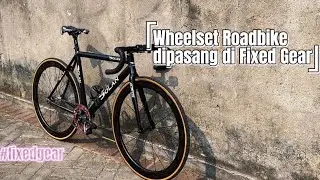 DOLAN PRECURSA | WHEELSET ROADBIKE JADI FIXED GEAR