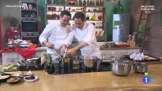 Torres en la cocina 2016 01 20 Crema de romesco y calçots