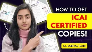 How to get ICAI Certified Copies! - Step by Step Procedure