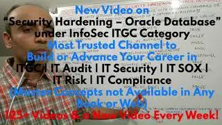 IT with Varun Vohra - ITGC - Information Security - Security Hardening - Oracle Database (Promo)