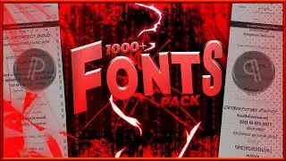 1000+ Best Font Pack || Free Download 🔥|| Pixellab Fonts Pack Download 2022 || Fonts For Thumbnails