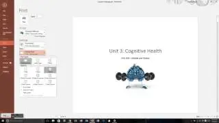 Printing PowerPoint slides with room for notes