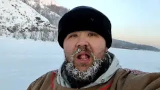 Поездка в Чебал-Су в две упряжки. 34 км.