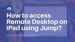How to run Windows with a mouse on iPad using Jump Desktop app & Citrix X1?