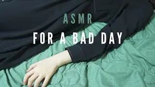 [ASMR] to get through a bad day | walking, blanket sounds, book triggers 🎵