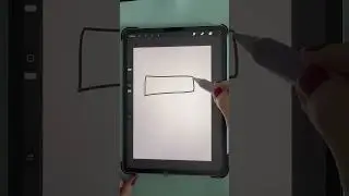 Make shapes in Procreate #shorts