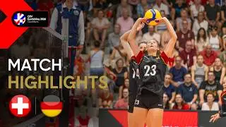 Highlights | Switzerland vs. Germany - CEV EuroVolley 2026 | Qualification Phase W | Pool A