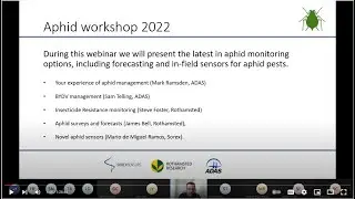 ADAS Aphid Monitoring Workshop 3 March 2022 Meeting Recording