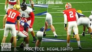 East-West Shrine Bowl 2026 Practice Highlights With Cade Klubnik, Haynes King, Brian Parker & More