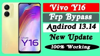 Vivo New Security Android 12 Frp Bypass 2024 - Vivo Y16 Frp Unlock Activity Launcher Not working 😕