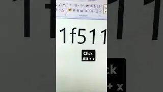 Making key 🗝️ symbol in Ms word. #msword
