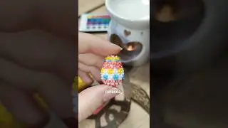 яйцо из бисера амигуруми 