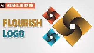 How to Create Flourish logo in Adobe Illustrator