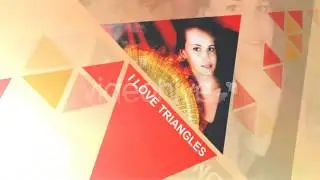 Free After Effects Template I Love Triangles After Effects Template