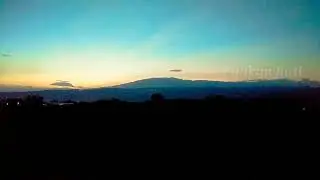 Timelapse sunrise & ngarit || RELAXING AUDIO VISUAL #11