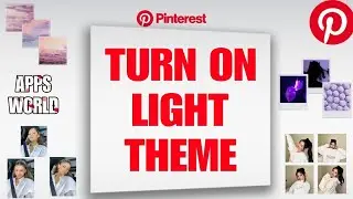 How To Turn On Light Theme On Pinterest App