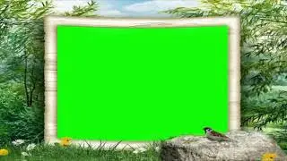 photo frame green screen effect