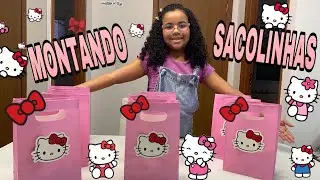 MONTANDO AS SACOLINHAS DA MINHA FESTA