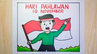 Menggambar hari pahlawan - POSTER HARI PAHLAWAN