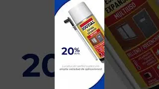 Espuma de poliuretano Soudal 750ML #materialesdeconstruccion #espumaexpansiva #aislamientotérmico
