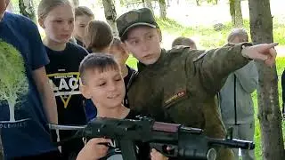 Казачий десант в лагере отдыха 