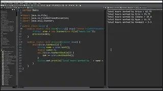 Building Java Programs || CH6 (File Processing) || reading in a file with Strings and doubles