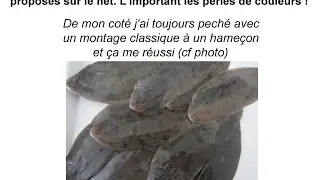 Les différents montages pour la Sole et les poissons plats #sole #montage #pêche #pêcheur