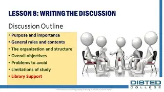 THE FUNDAMENTALS OF ORGANIZING & WRITING ACADEMIC RESEARCH PAPERS - LESSON 8: DISCUSSION