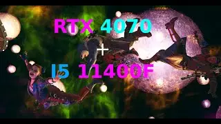 #rtx4070  + i5 11400F Тест 6 Игр #test #gaming