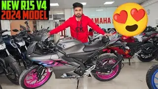 New Yamaha R15 V4 Matt Pink Colour 😍 || New R15 2024 Model 👌
