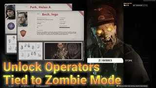 Unlock Operators Tied to Zombie Mode | Black Ops Cold War