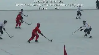 ХОККЕЙ С МЯЧОМ ВЫСШАЯ ЛИГА "ВОСТОК" (Арсеньев)  "БАЙКАЛ ЭНЕРГИЯ-2" (Иркутск)  25 декабря 2022