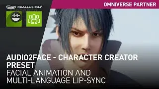 Facial Animation & Multi-Language Lip-Sync in Omniverse Audio2Face with Reallusion Character Creator