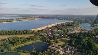 flybe london heathrow landing 4K