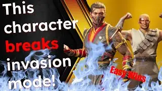 Best character to use in MK1 Invasion mode, easy wins, broken against AI