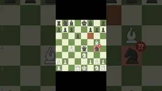 Комбинация на выигрыш ферзя из моей партии в рапид🤩 #шахматы #chess