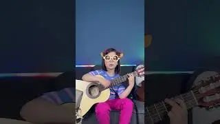Амега - Лететь кавер играет девочка 6 лет