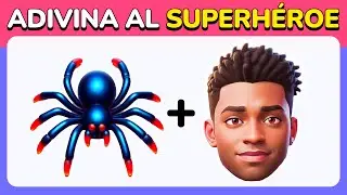 Adivina al Superhéroe con solo 2 Emojis! 🕷🦸 Quiz de superhéroes de Marvel y DC