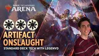 Artifact Onslaught - Armor Your Army! | Mono - White Deck Tech with LegenVD | MTG Arena
