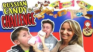 RUSSIAN CANDY CHALLENGE 🍭Sweets made from bird's milk, crab, or straw? 🤢🤮- TipTapTube 😁 Family Ch...