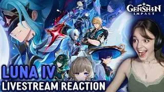 THIS PATCH IS GONNA BE CRAZYYY | Luna IV Special Program Livestream REACTION | Genshin Impact