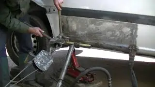 Рихтовка Мерседес Вито. Часть 1 .Кузовной ремонт. BODY REPAIR