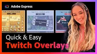 How to Design Simple Overlays for Twitch | Adobe Express