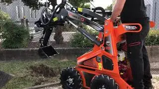 Мини погрузчик  WORKY QUAD SSQ11 Италия с экскаваторной навеской