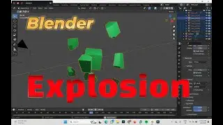 How To Make An Explosion In BLENDER | Let`s Do Tech | 3D Modeling | Blender Tutorials. Explosion
