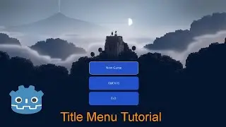 GODOT Menu System tutorial using button themes 20 lines of code