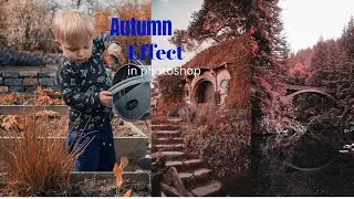 Create Autumn effect in photoshop || Autumn color effect || photoshop Tutorials || 