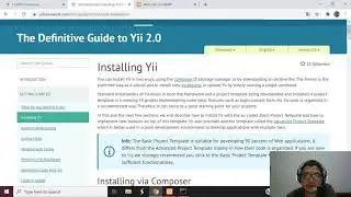 Tutorial Yii2 untuk Pemula: 1.  Instalasi Yii2