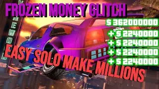SOLO* GTA 5 FROZEN MONEY GLITCH 2024 (Outdated)